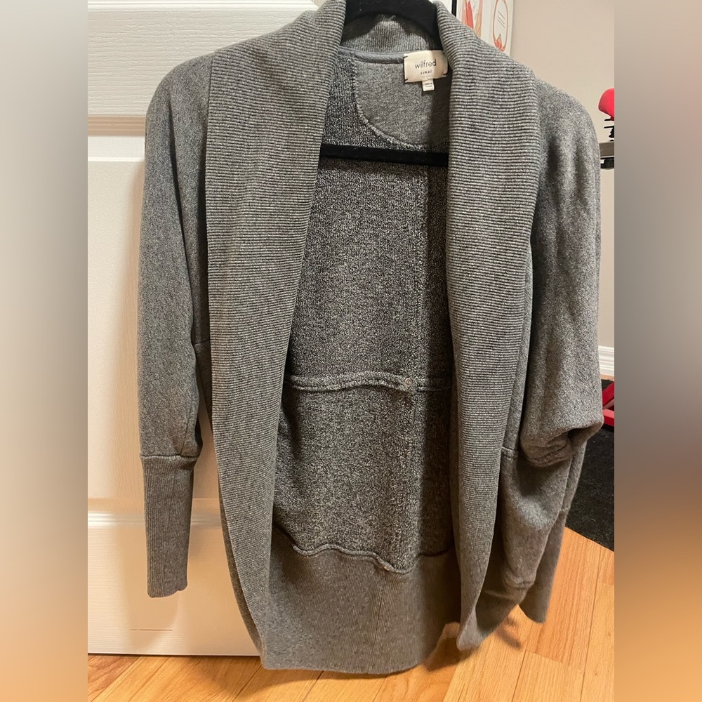 Aritzia Wilfred Diderot cocoon style Open-Front Cardigan